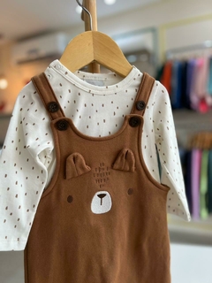 JARDINEIRA MOLECOTTON URSO MARROM - comprar online