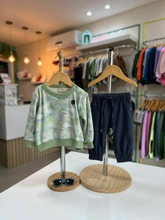 CONJUNTO FLEECE PREMIUM VERDE
