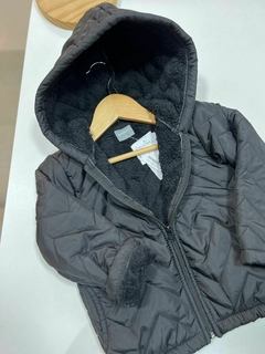 JAQUETA NYLON FORRADA PÊLO PRETA - comprar online