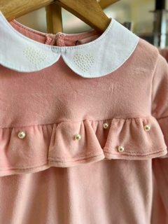 CONJUNTO VELUDO ROSÊ - loja online