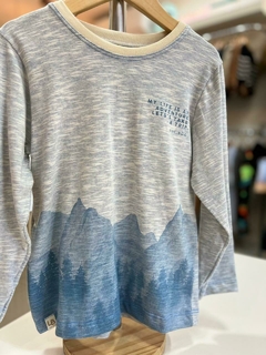 CAMISETA MONTANHAS AZUL - comprar online