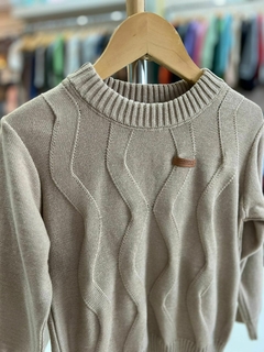 SUÉTER TRICÔ CAFÉ C/ LEITE CH - comprar online
