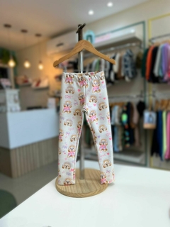 LEGGING FLYTECH CACHORRINHOS BEGE