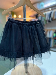 SAIA EM TULE PRETA - comprar online