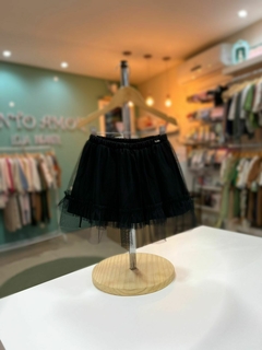 SAIA EM TULE PRETA