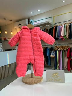 MACACÃO PUFFER ROSA NEON - TAM: G