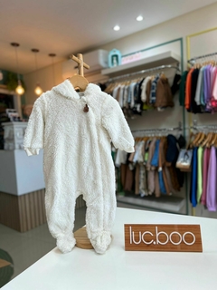 MACACÃO TEDDY BRANCO LB