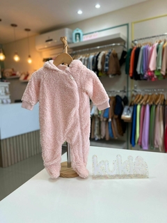 MACACÃO TEDDY ROSA KUKIÊ