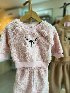 CONJUNTO URSINHA TEDDY ROSA - comprar online