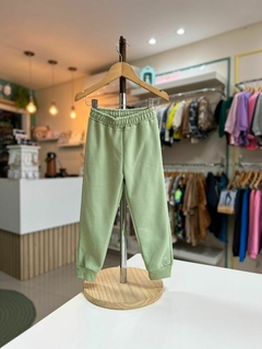 CALÇA MOLETOM UP VERDE CLARO