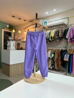 CALÇA MOLETOM UP VIOLETA TULIPA