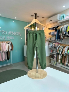 CALÇA MOLETOM UP VERDE BRONZE