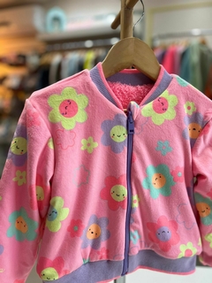 JAQUETA FLORES NEON SOFT - comprar online