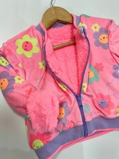 JAQUETA FLORES NEON SOFT na internet