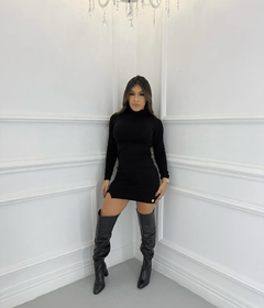 Vestido tricô modal na internet