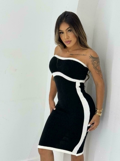 Vestido tricô modal na internet