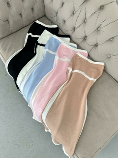 Vestido tricô modal