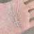 Pingente Crucifixo Cravejado Zircônia - Prata 925 - comprar online