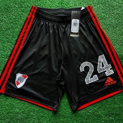 Short negro 2021 logo Adidas rojo nuevo - comprar online