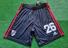 Imagen de Short negro 2019 logo Adidas blanco nuevo