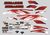 Kit Adesivos Jet Ski Sea Doo Gti 2008 Vermelho Casco Preto