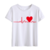 Camiseta família feliz coração 1 Pça na internet