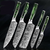 Facas Chef Luxo Conjunto Ultra Afiado Santoku - loja online