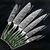 Facas Chef Luxo Conjunto Ultra Afiado Santoku