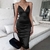 Vestido feminino cetim classic em V 1 Pça - comprar online