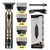 Barbeador profissional USB de corte cabelo e barba elétrica recarregável. - comprar online