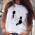 Camiseta Fem. Love Cats Verão 1 Pça
