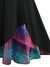 Vestido Xadrez Faux Twinset Gótico 1Pça