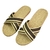 Chinelo De Linho Natural Verão 1 Par