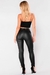 Legging De Couro Skinny Cintura Alta 1Pça - comprar online
