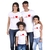 Camiseta família feliz coração 1 Pça