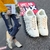 Sapatos fem. sapatos moda listrado 1 Par na internet
