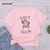 Camiseta Fem. Estampas Divertidas 1 pça