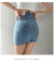 Saia Fem. Jeans Cintura Alta 1 Pça na internet