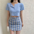 Conjunto Fem. Mini Saia C/Blusa 2 Pça