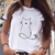 Camiseta Fem. Love Cats Verão 1 Pça - loja online