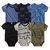 Conjunto Body Algodão Desenhos 6 Pças - loja online