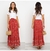 Saia Fem. Cintura Alta Floral - comprar online