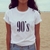 Camiseta Fem. Estampas Divertidas 1 pça na internet