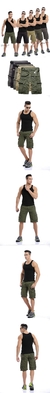 Bermuda Masc. Casual Militar - loja online