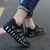 Sapatos fem. sapatos moda listrado 1 Par