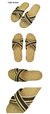 Chinelo De Linho Natural Verão 1 Par - loja online