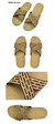 Chinelo De Linho Natural Verão 1 Par - comprar online