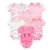 Conjunto Body Algodão Desenhos 6 Pças