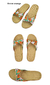 Imagem do Chinelo De Linho Natural Verão 1 Par