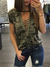 Camiseta Feminina Camuflada Solta 1Pça na internet